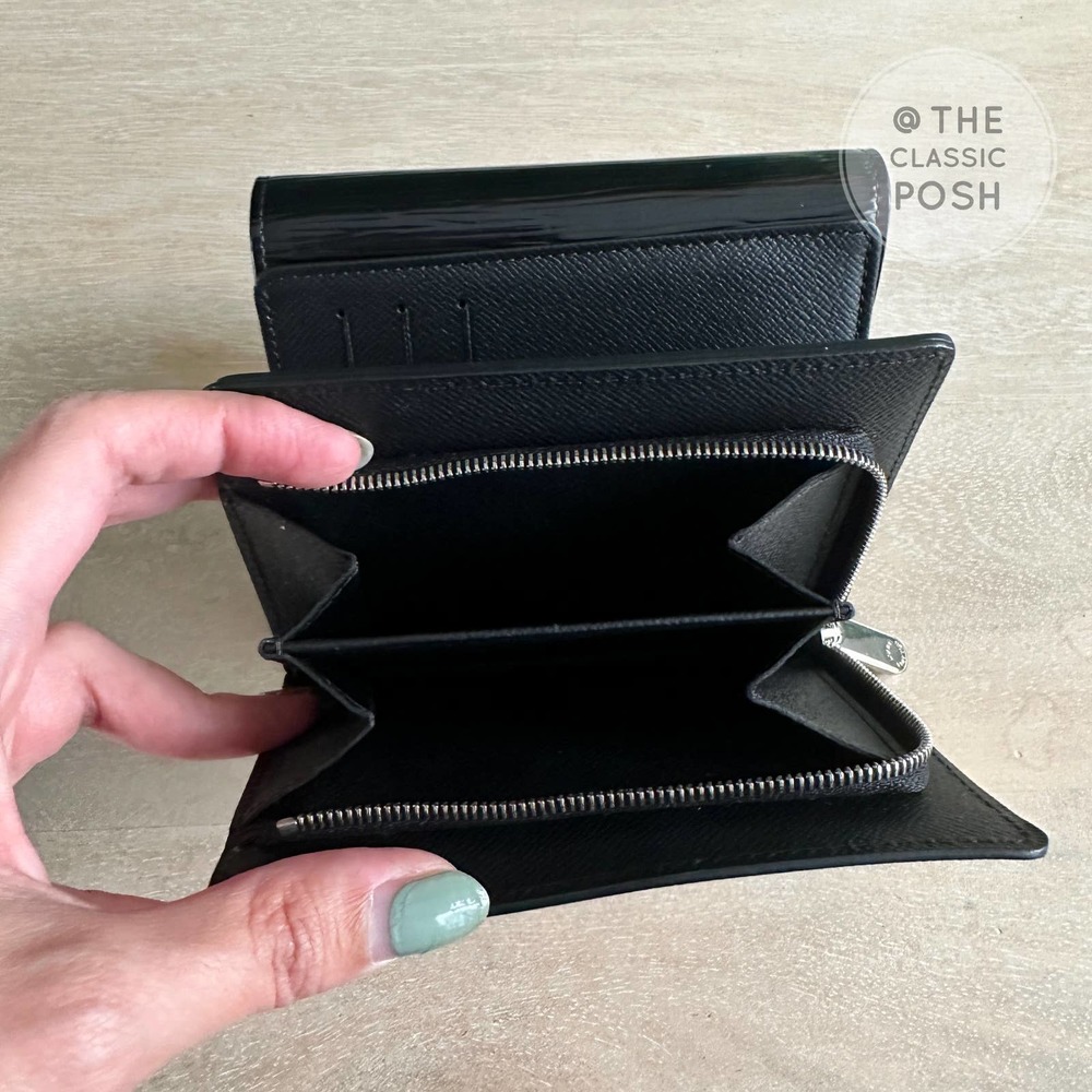 EUC Louis Vuitton Electric Epi Eugene Portefeuille Wallet Black - Picture 11 of 14